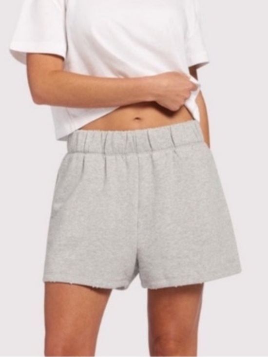 nuuds Pants - Nuuds Vintage Fleece Gray Oversized Loungewear Sweat Shorts XL